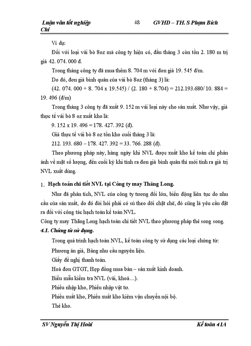 image for page Hoàn thiện công tác kế toán nguyên vật liệu tại Công ty may Thăng Long 1