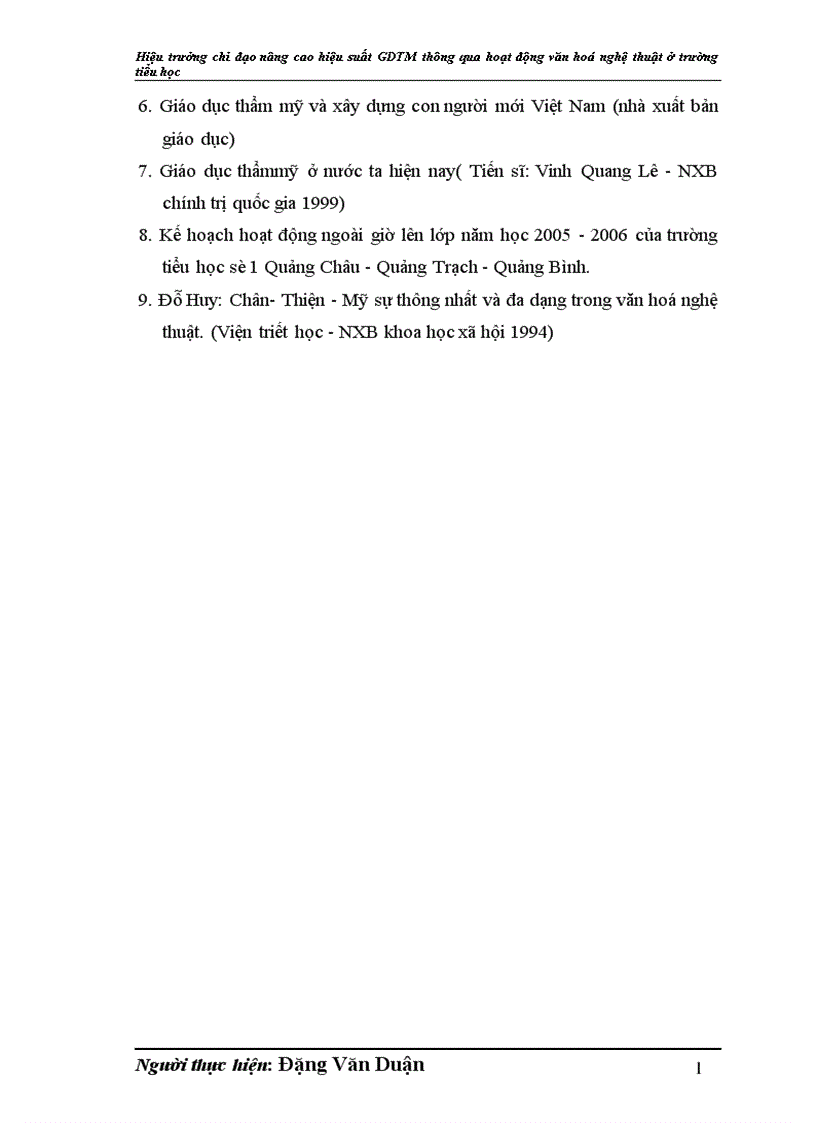 image for page Hiệu trưởng chỉ đạo nâng cao hiệu suất giáo dục thẩm mỹ thông qua hoạt động văn hoá nghệ thuật ở trường tiểu học 1