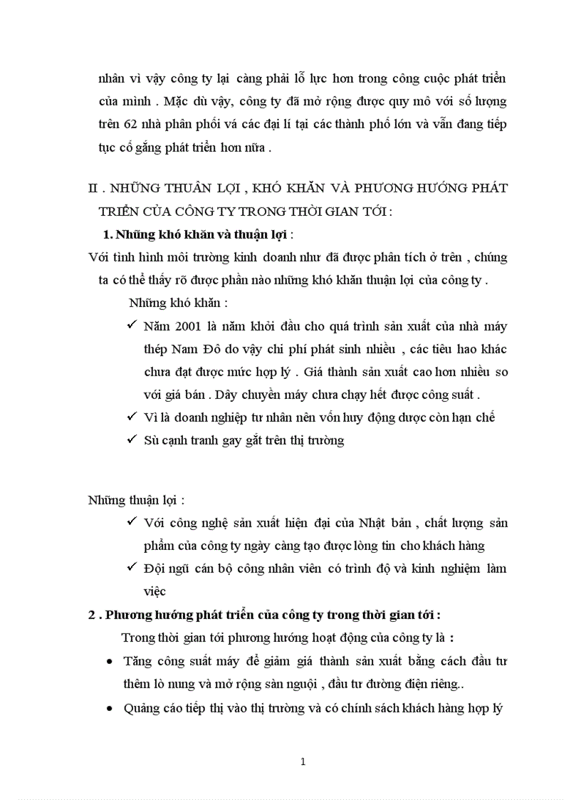 image for page Báo cáo thực tập tổng hợp của công ty thép NamĐô tnhh