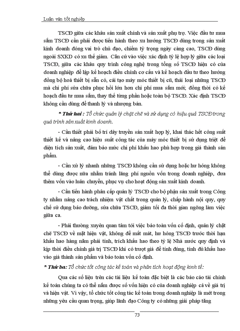 image for page Một số giải pháp nhằm hoàn thiện công tác kế toán TSCĐ nâng cao hiệu quả kinh doanh tại Công ty Đường rượu bia Việt Trì