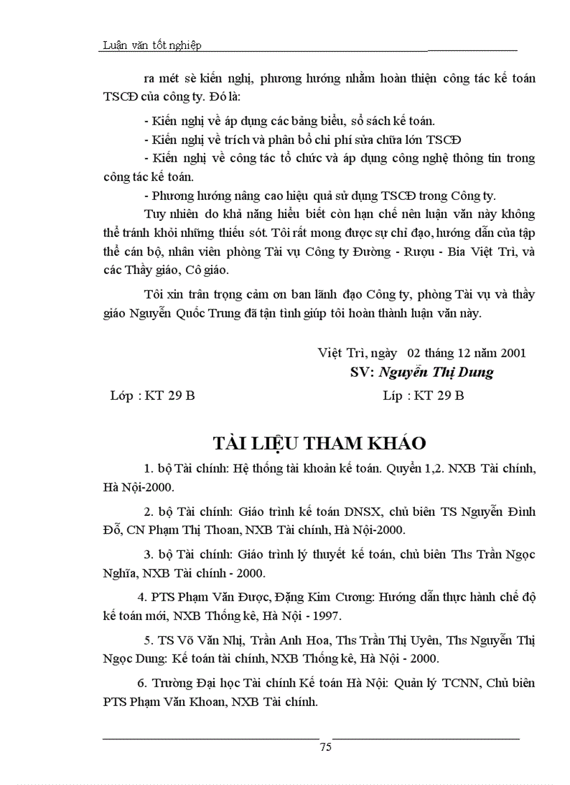 image for page Một số giải pháp nhằm hoàn thiện công tác kế toán TSCĐ nâng cao hiệu quả kinh doanh tại Công ty Đường rượu bia Việt Trì