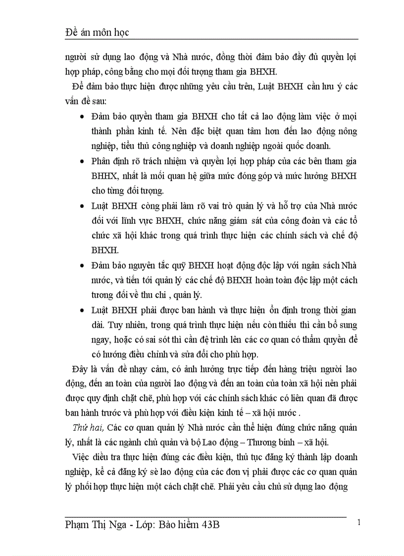 image for page Vấn đề thực hiện chính sách BHXH cho người lao động ở Việt Nam trong giai đoạn hiện nay