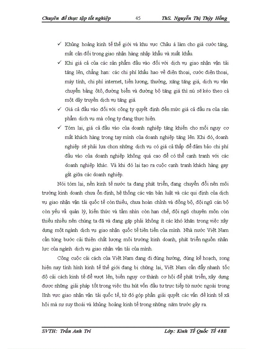 image for page Hoạt động giao nhận hàng hóa quốc tế bằng đường biển tại Công ty giao nhận kho vận ngoại thương VIETRANS