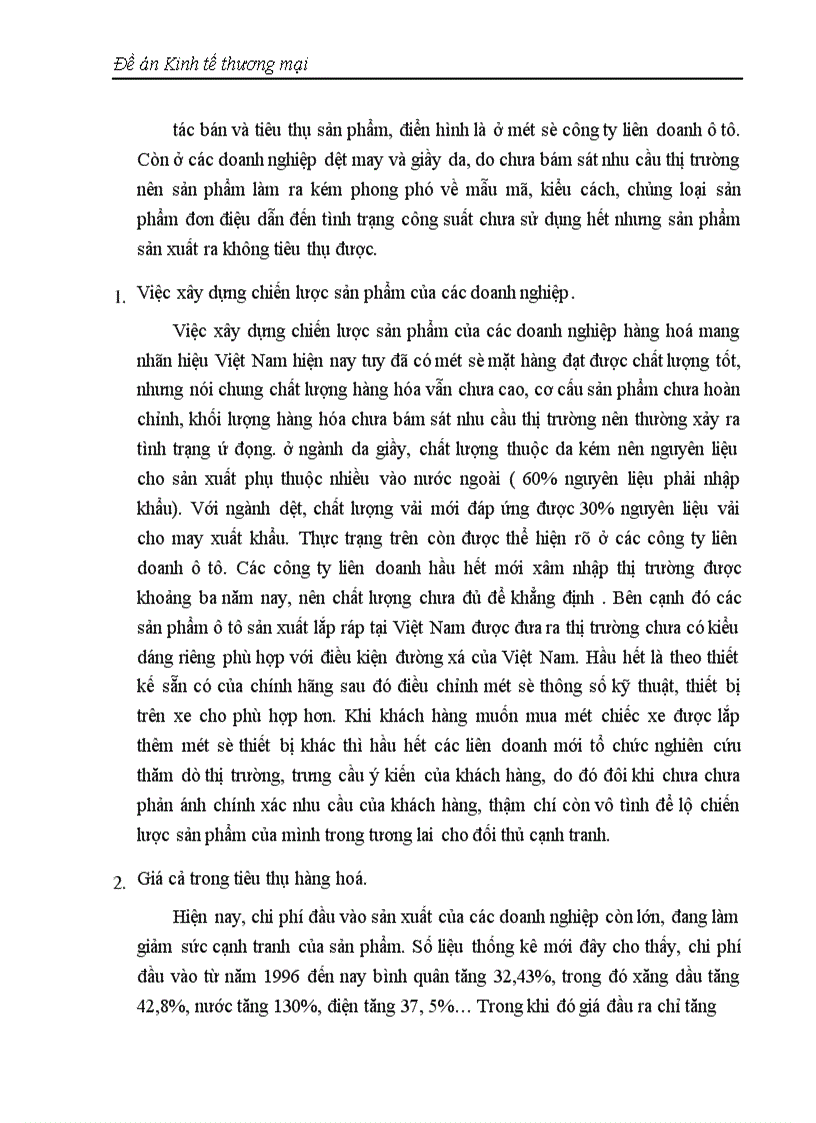 image for page Thực trạng và giải pháp về vấn đề tiêu thụ sản phẩm ở các doanh nghiệp hiện nay