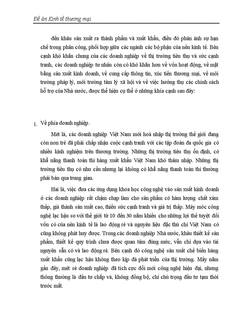 image for page Thực trạng và giải pháp về vấn đề tiêu thụ sản phẩm ở các doanh nghiệp hiện nay
