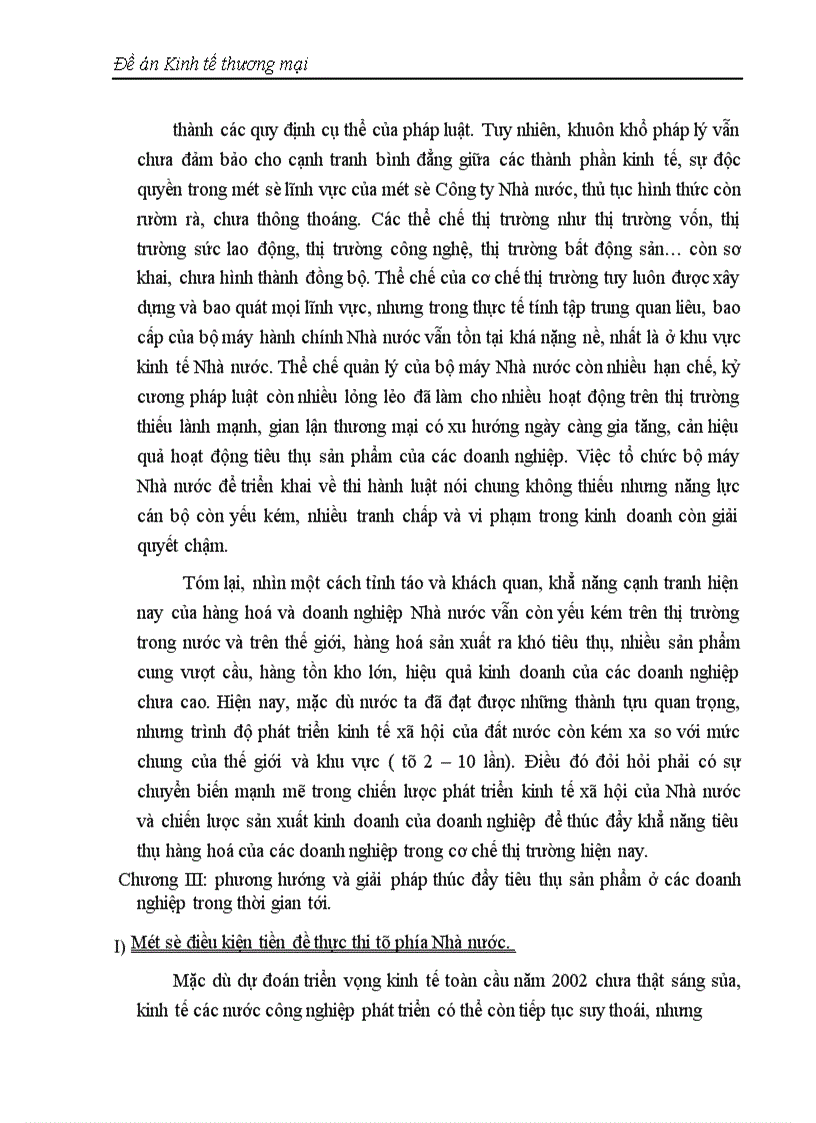 image for page Thực trạng và giải pháp về vấn đề tiêu thụ sản phẩm ở các doanh nghiệp hiện nay