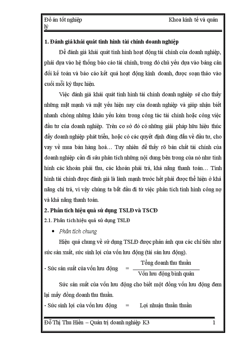 image for page Phân tích tình hình tài chính của Công ty xây dựng số 2 Tổng công ty xây dựng Hà Nội 1