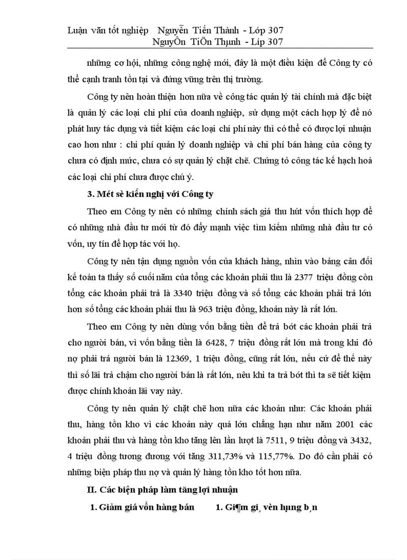 image for page Các loại lợi nhuận và một số biện pháp làm tăng lợi nhuận của Công ty Cổ phần Hỗ trợ Phát triển Tin học HIPT