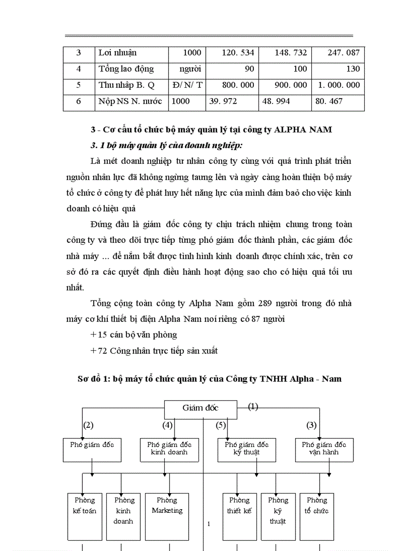 Một số biện pháp nhằm nâng cao hiệu quả sử dụng vốn tại công ty Alpha Nam Nhà máy cơ khí thiết bị điện Alpha Nam 1