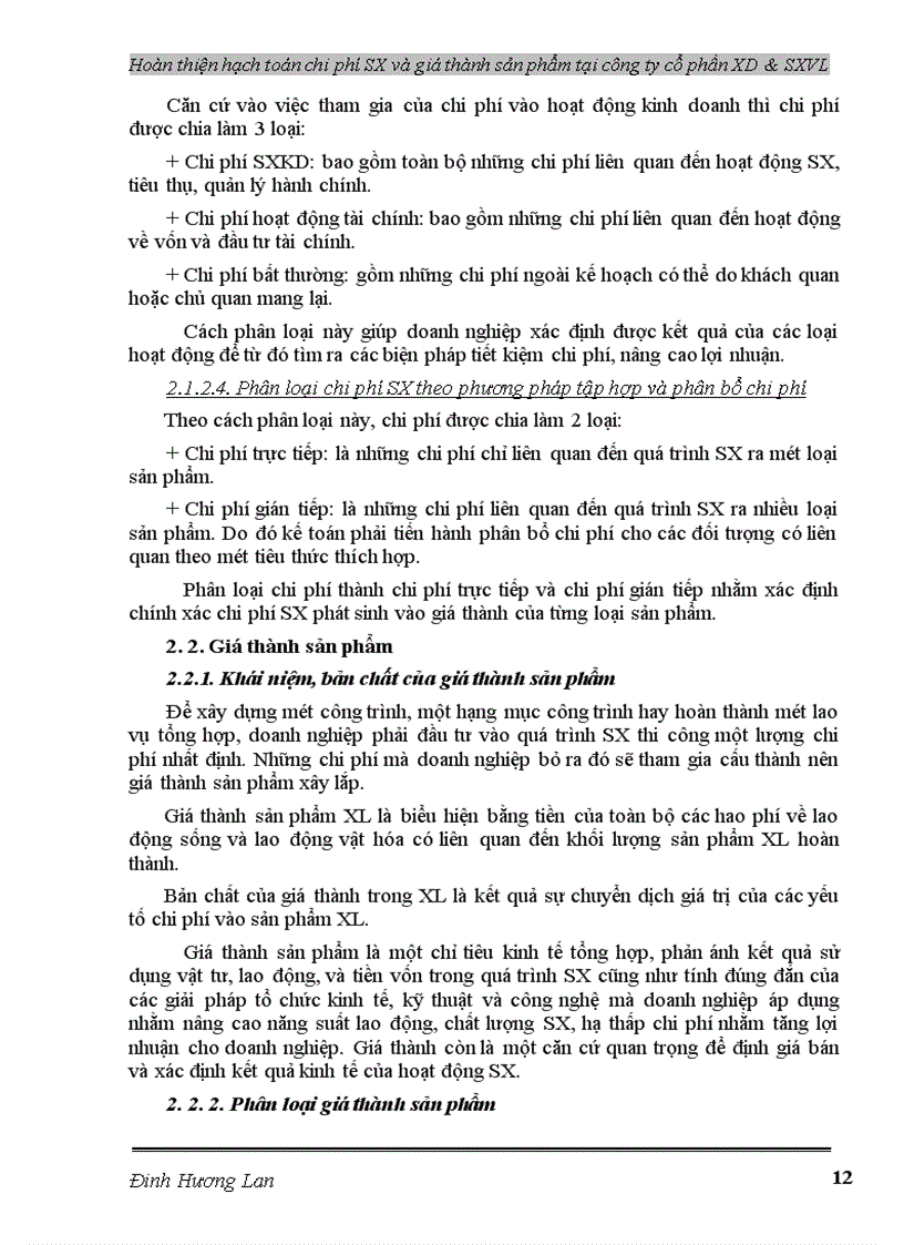 image for page Hoàn thiện hạch toán chi phí sản xuất và tính giá thành sản phẩm tại Công ty cổ phần Xây dựng và Sản xuất vật liệu 1
