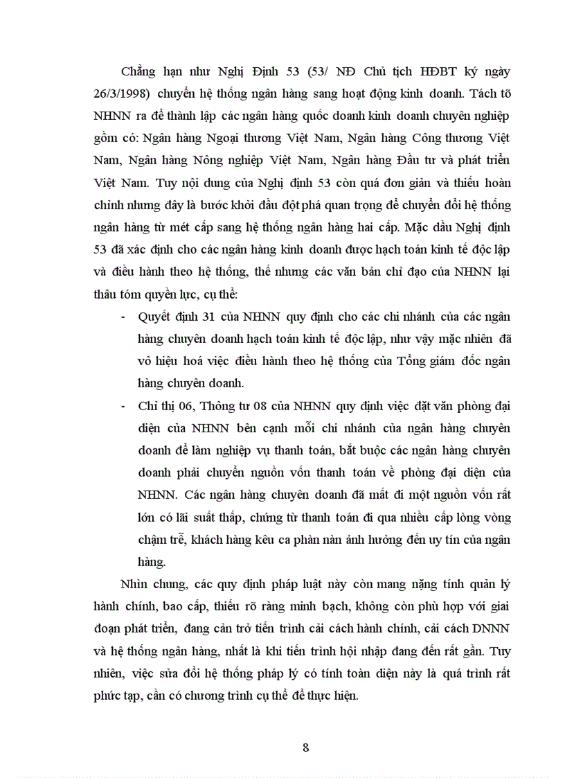 image for page một số giải pháp thực hiện cải cách hệ thống ngân hàng Việt Nam trước xu thế hội nhập