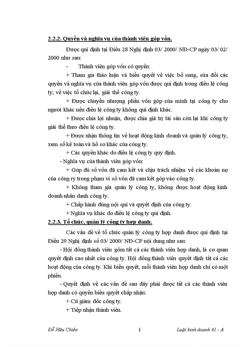 image for page Công ty hợp danh chế độ pháp lý thành lập hoạt động 1