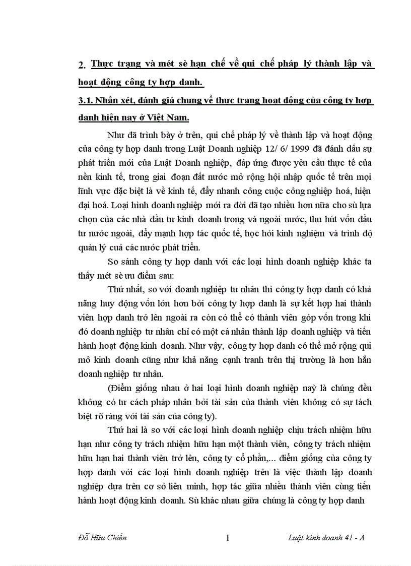image for page Công ty hợp danh chế độ pháp lý thành lập hoạt động 1