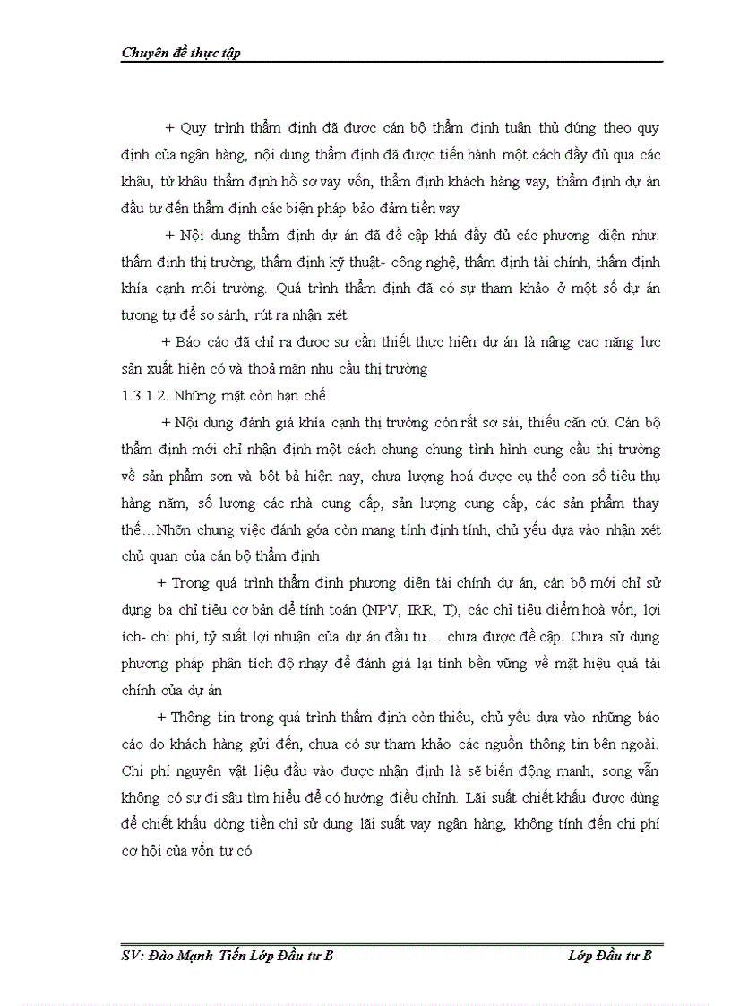 image for page Thẩm định tài chính dự án đầu tư tại ngân hàng thương mại cổ phần kỹ thương Việt Nam Techcombank Thực trạng và giải pháp