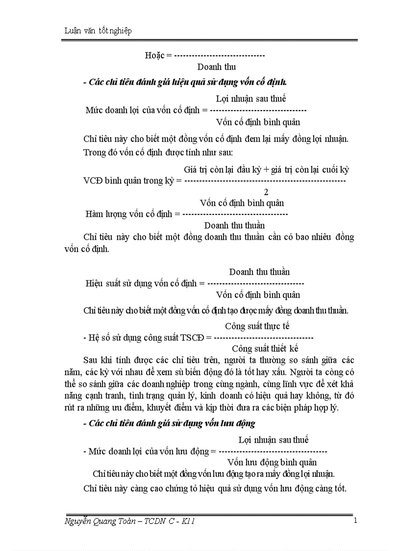 image for page Giải pháp nâng cao hiệu quả sử dụng vốn tại công ty cổ phần vật liệu xây dựng Thái Bình 1