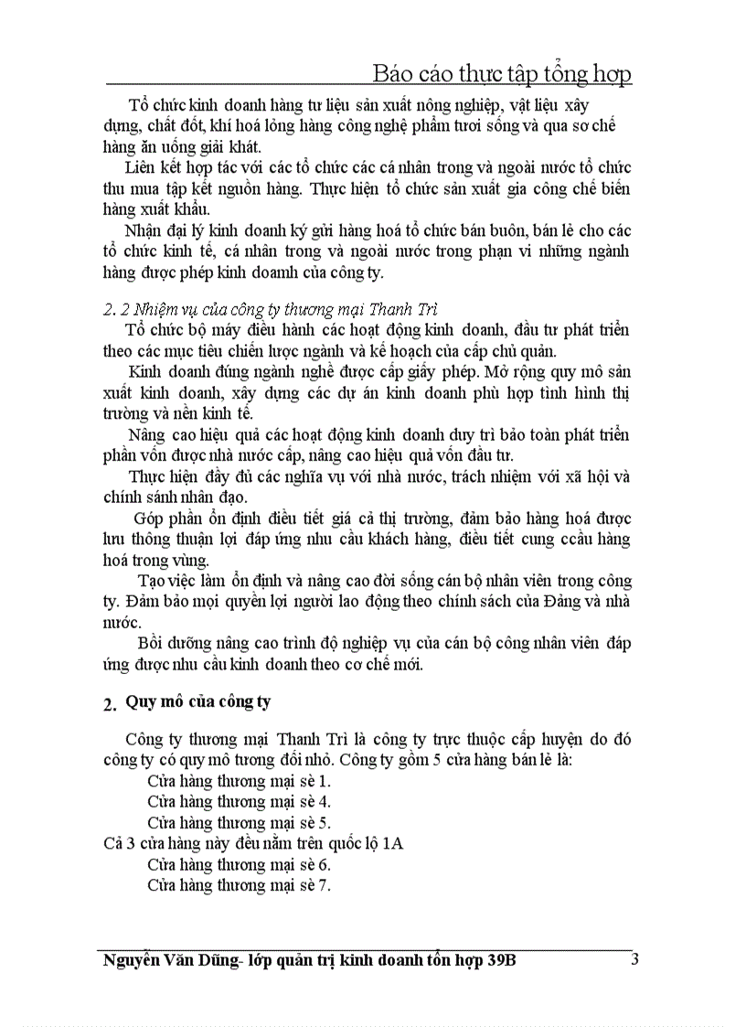 image for page Quá trình hình thành và phát triển của công ty thương mại Thanh Trì
