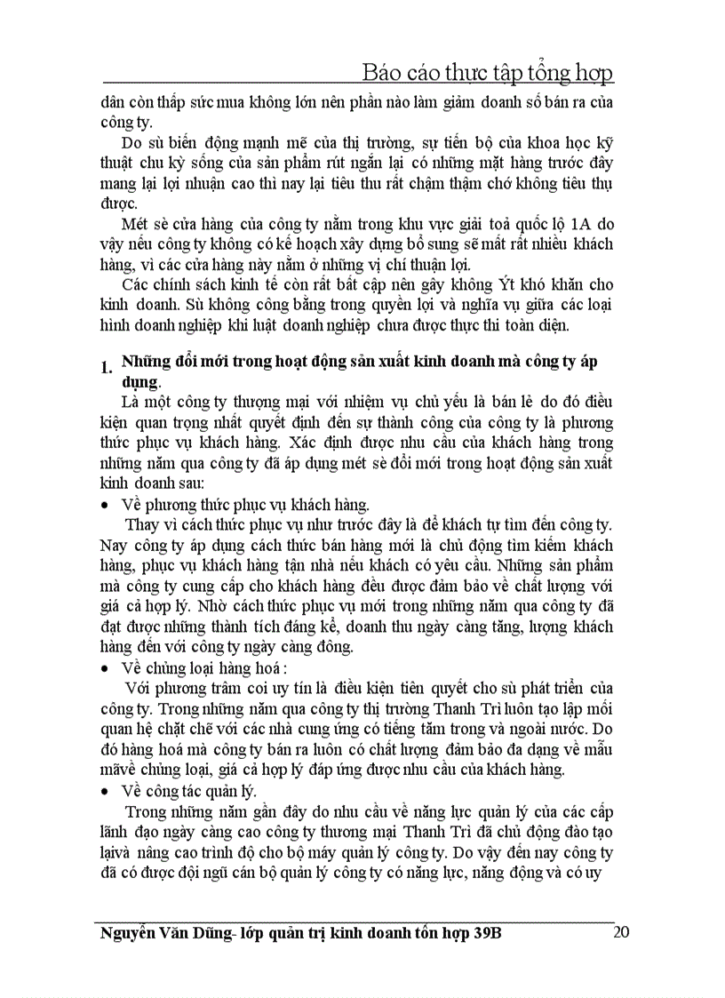 image for page Quá trình hình thành và phát triển của công ty thương mại Thanh Trì