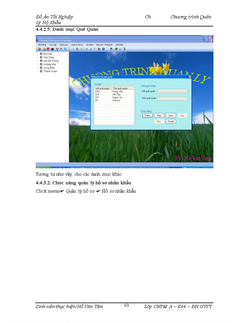 image for page Chương trình Quản Lý Hộ Khẩu