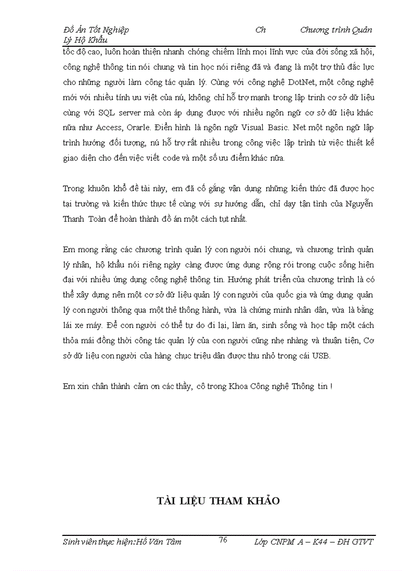 image for page Chương trình Quản Lý Hộ Khẩu