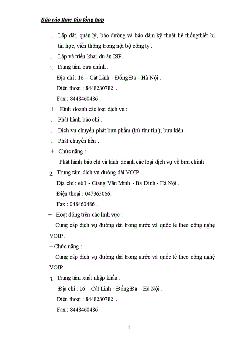 image for page Báo cáo thực tập tổng hợp của Công Ty Điện Tử Viễn Thông Quân Đội