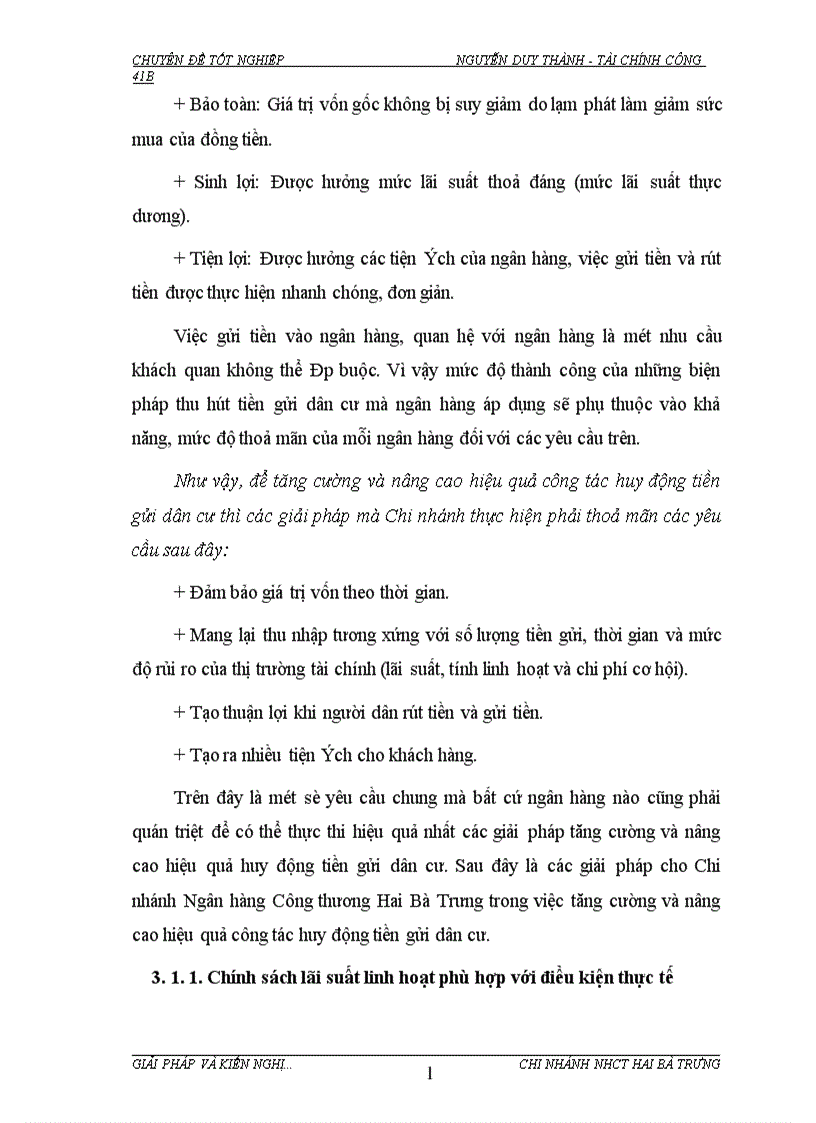 image for page Giải pháp tăng cường và nâng cao hiệu quả công tác huy động tiền gửi dân cư tại Chi nhánh Ngân hàng Công thương Hai Bà Trưng