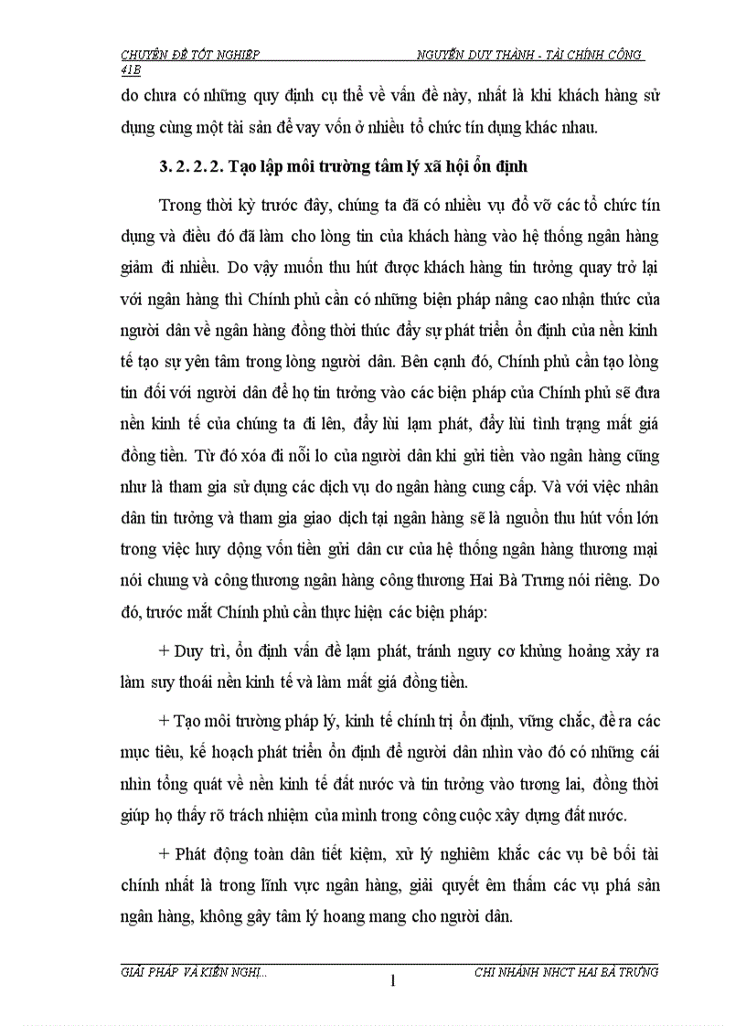 image for page Giải pháp tăng cường và nâng cao hiệu quả công tác huy động tiền gửi dân cư tại Chi nhánh Ngân hàng Công thương Hai Bà Trưng