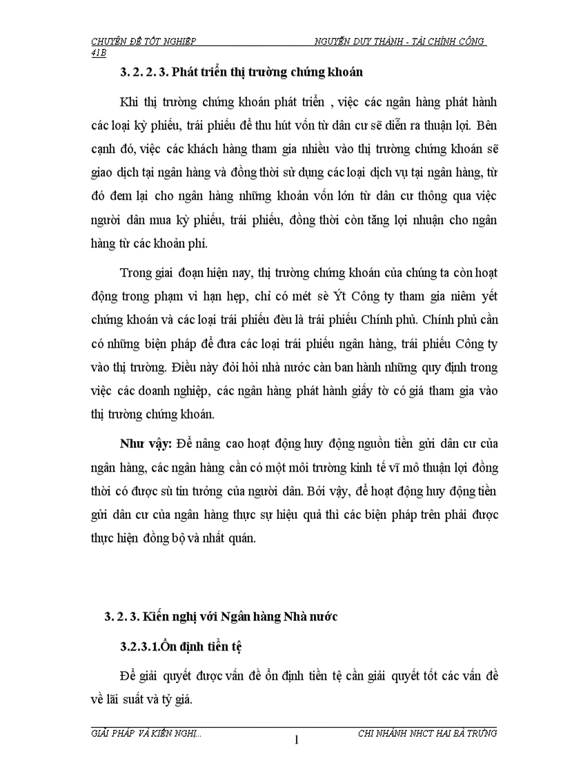 image for page Giải pháp tăng cường và nâng cao hiệu quả công tác huy động tiền gửi dân cư tại Chi nhánh Ngân hàng Công thương Hai Bà Trưng