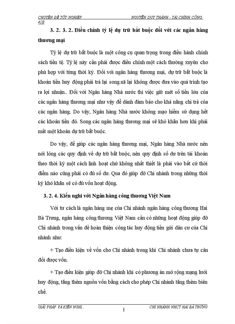 image for page Giải pháp tăng cường và nâng cao hiệu quả công tác huy động tiền gửi dân cư tại Chi nhánh Ngân hàng Công thương Hai Bà Trưng