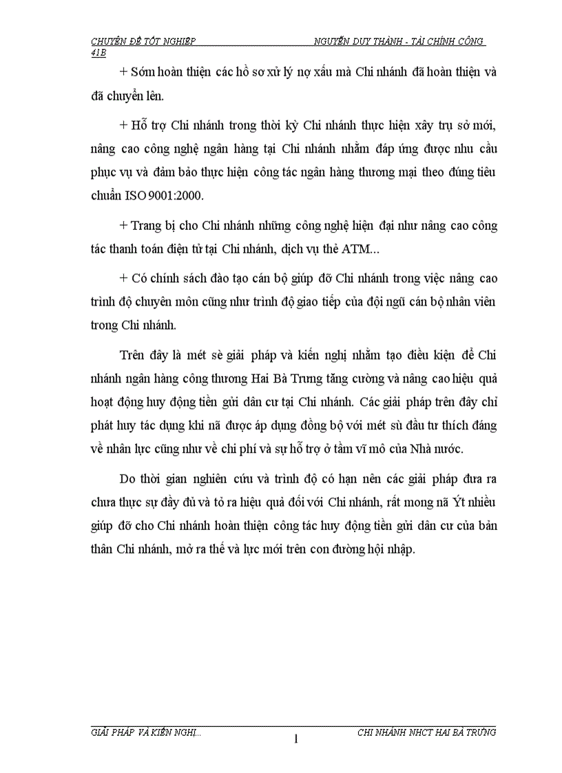 image for page Giải pháp tăng cường và nâng cao hiệu quả công tác huy động tiền gửi dân cư tại Chi nhánh Ngân hàng Công thương Hai Bà Trưng