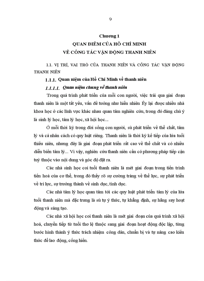 image for page Quan điểm của Hồ Chí Minh về công tác vận động thanh niên và sự vận dụng vào Hà Giang trong giai đoạn hiện nay
