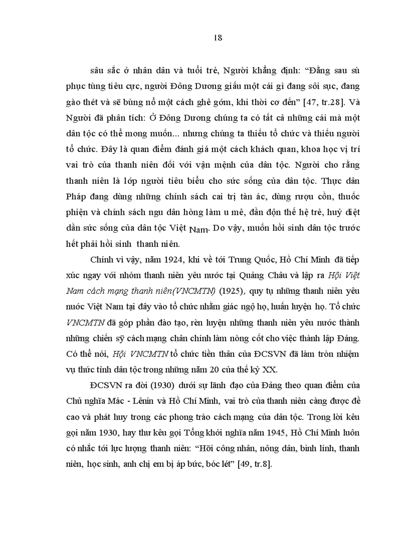 image for page Quan điểm của Hồ Chí Minh về công tác vận động thanh niên và sự vận dụng vào Hà Giang trong giai đoạn hiện nay