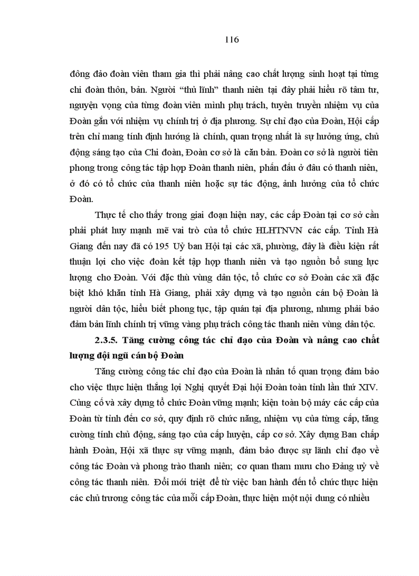 image for page Quan điểm của Hồ Chí Minh về công tác vận động thanh niên và sự vận dụng vào Hà Giang trong giai đoạn hiện nay