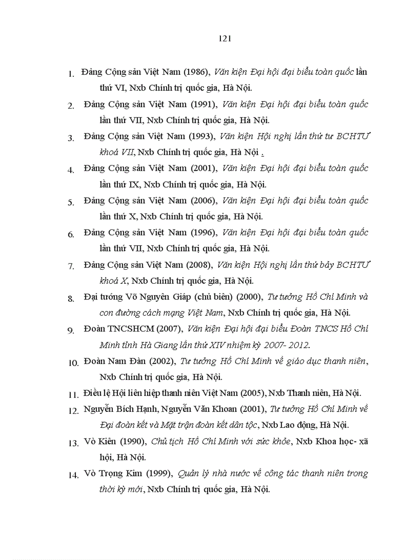 image for page Quan điểm của Hồ Chí Minh về công tác vận động thanh niên và sự vận dụng vào Hà Giang trong giai đoạn hiện nay