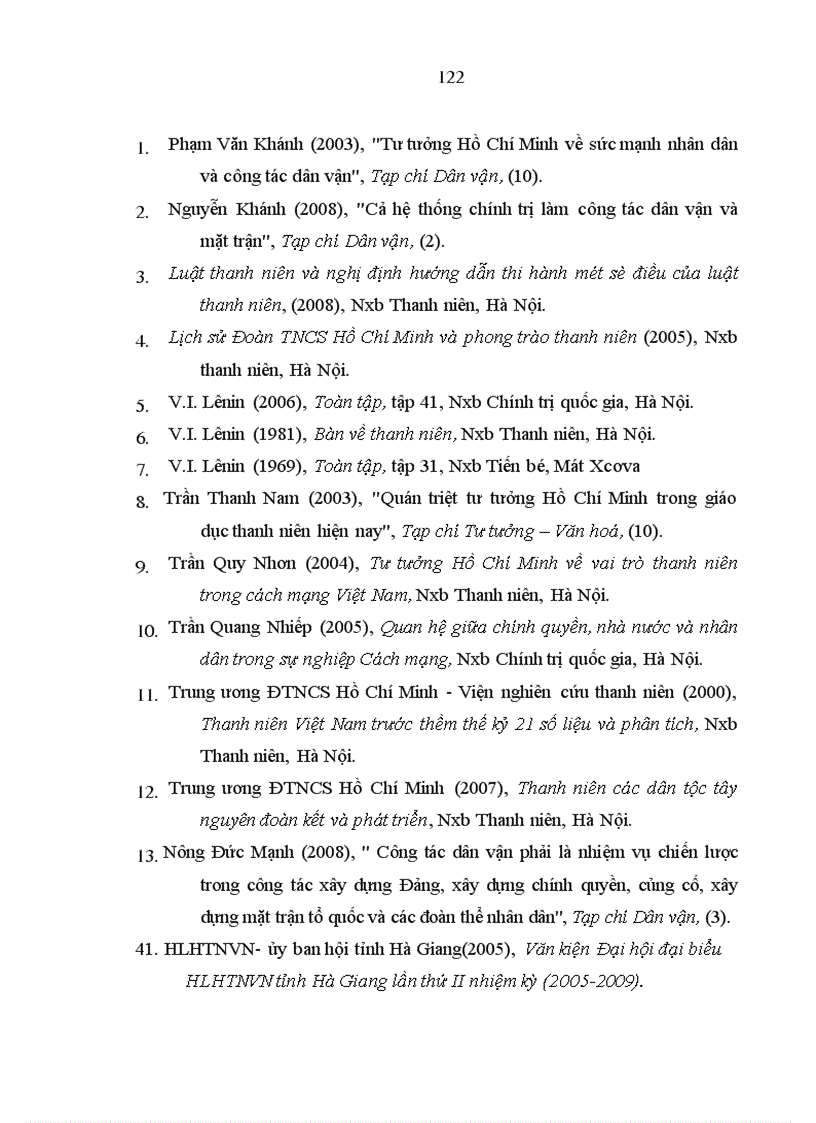 image for page Quan điểm của Hồ Chí Minh về công tác vận động thanh niên và sự vận dụng vào Hà Giang trong giai đoạn hiện nay