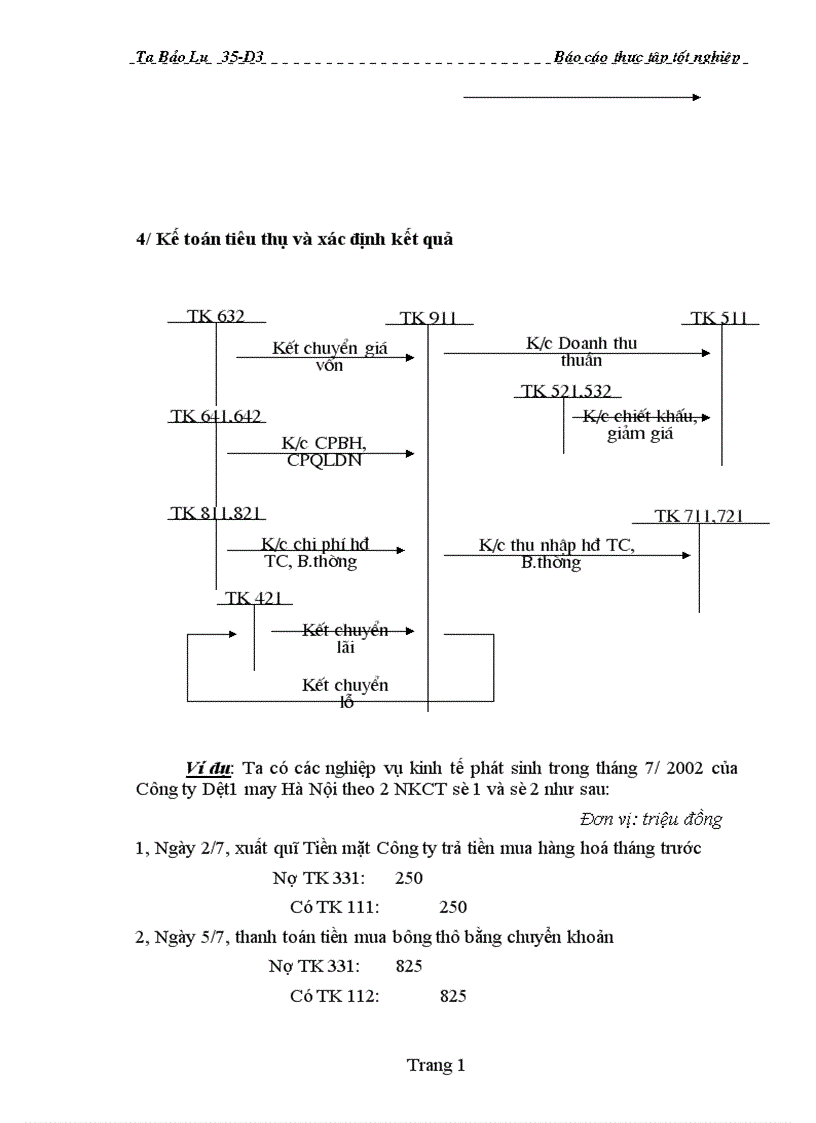 image for page Báo cáo thực tập tổng hợp của công ty Dệt may Hà nội