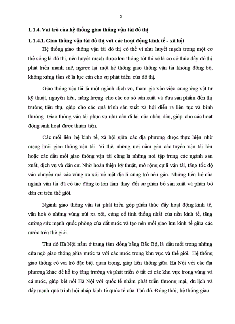 image for page Giải pháp giảm ùn tắc giao thông đô thị trên địa bàn Thành phố Hà Nội làm chuyên đề thực tập tốt nghiệp