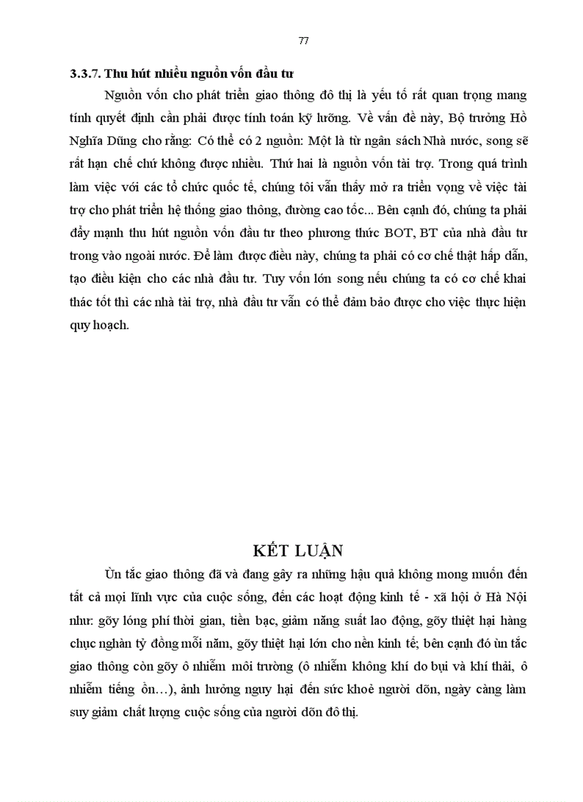 image for page Giải pháp giảm ùn tắc giao thông đô thị trên địa bàn Thành phố Hà Nội làm chuyên đề thực tập tốt nghiệp