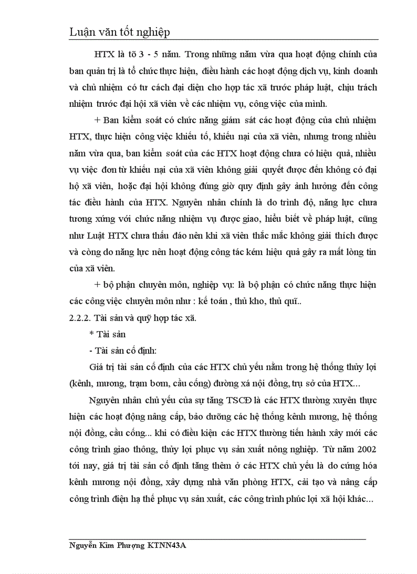 image for page Nâng cao hiệu qủa hoạt động kinh doanh dịch vụ HTX nông nghiệp huyện Hoài Đức tỉnh Hà Tây