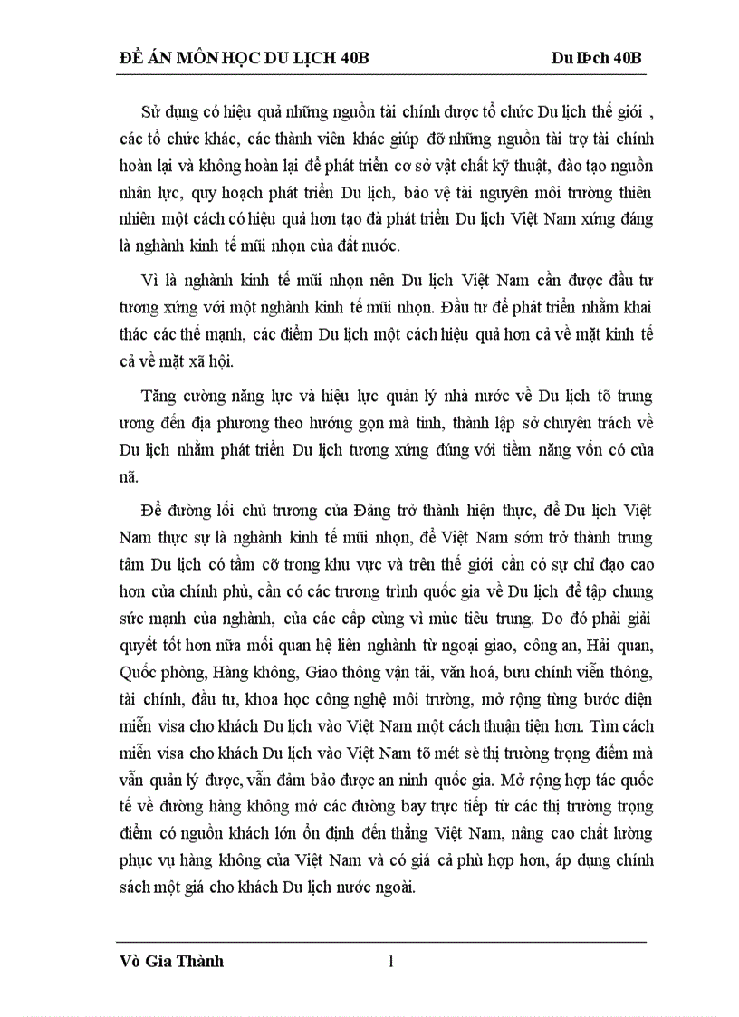 image for page Những tồn tại của ngành Du lịch Việt Nam và những biện pháp khắc phục