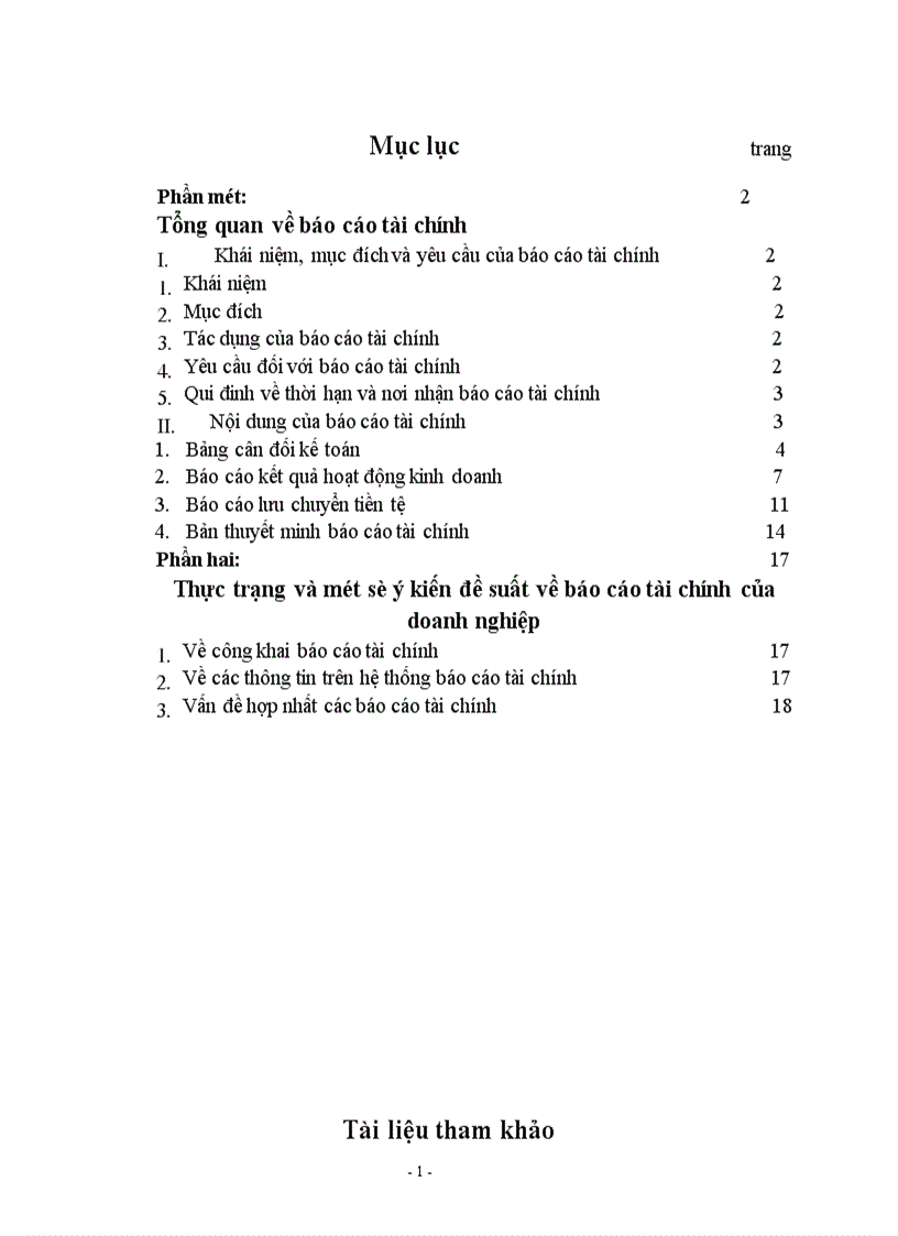 image for page Hoàn thiện kế toán việc lâp và phân tích báo cáo tài chính trong các doanh nghiệp và một số ý kiến đề xuất nhằm nâng cao hiệu quả công tác lập báo cáo tài chính 1