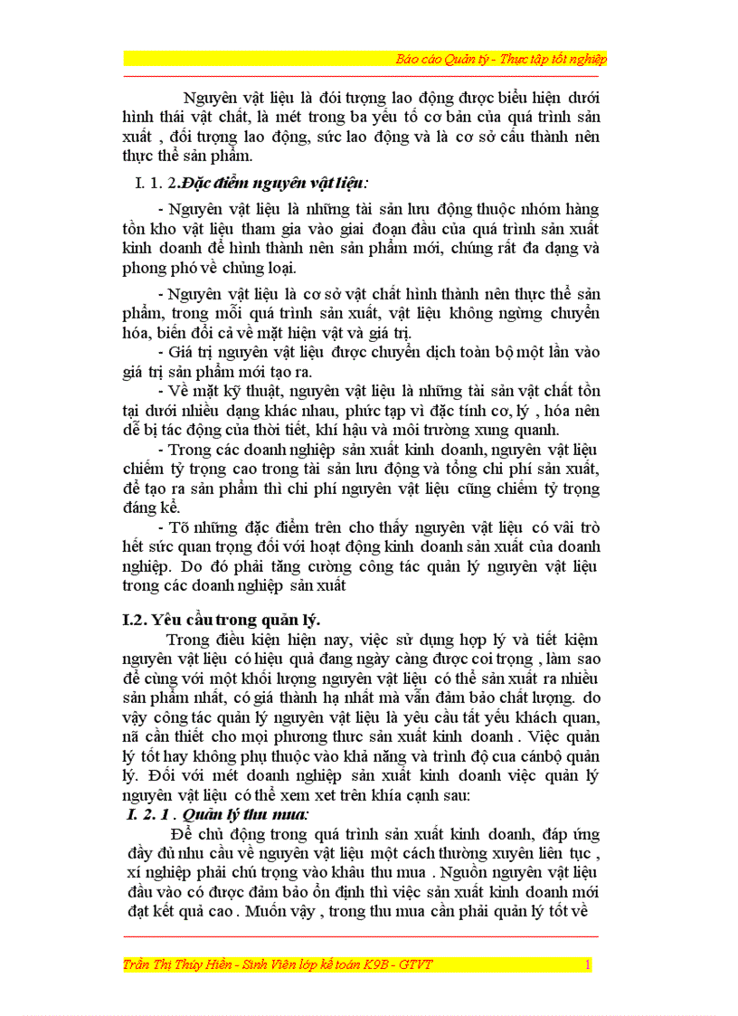 công tác quản lý nguyên vật liệu tại xí nghiệp cơ khí vận tải thủy vật liệu xây dựng 1