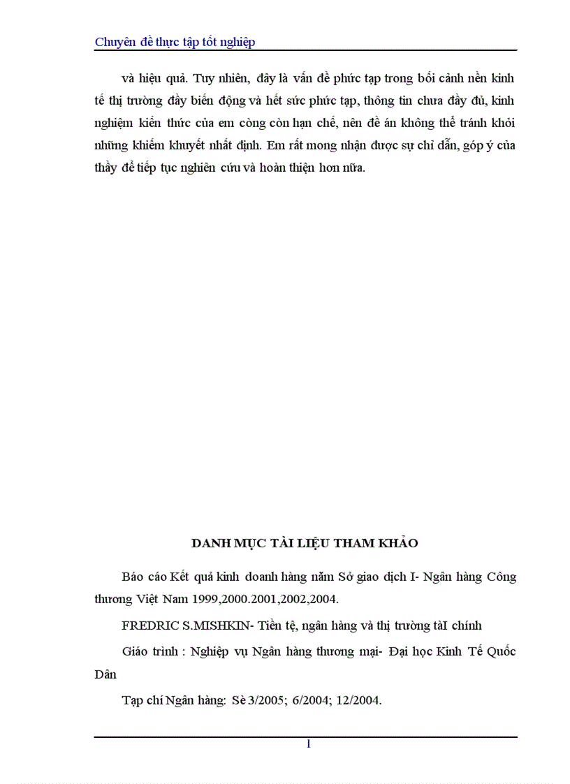 image for page Hoàn thiện nghiệp vụ cho vay của Sở giao dịch I Ngân hàng Công thương Việt Nam 1