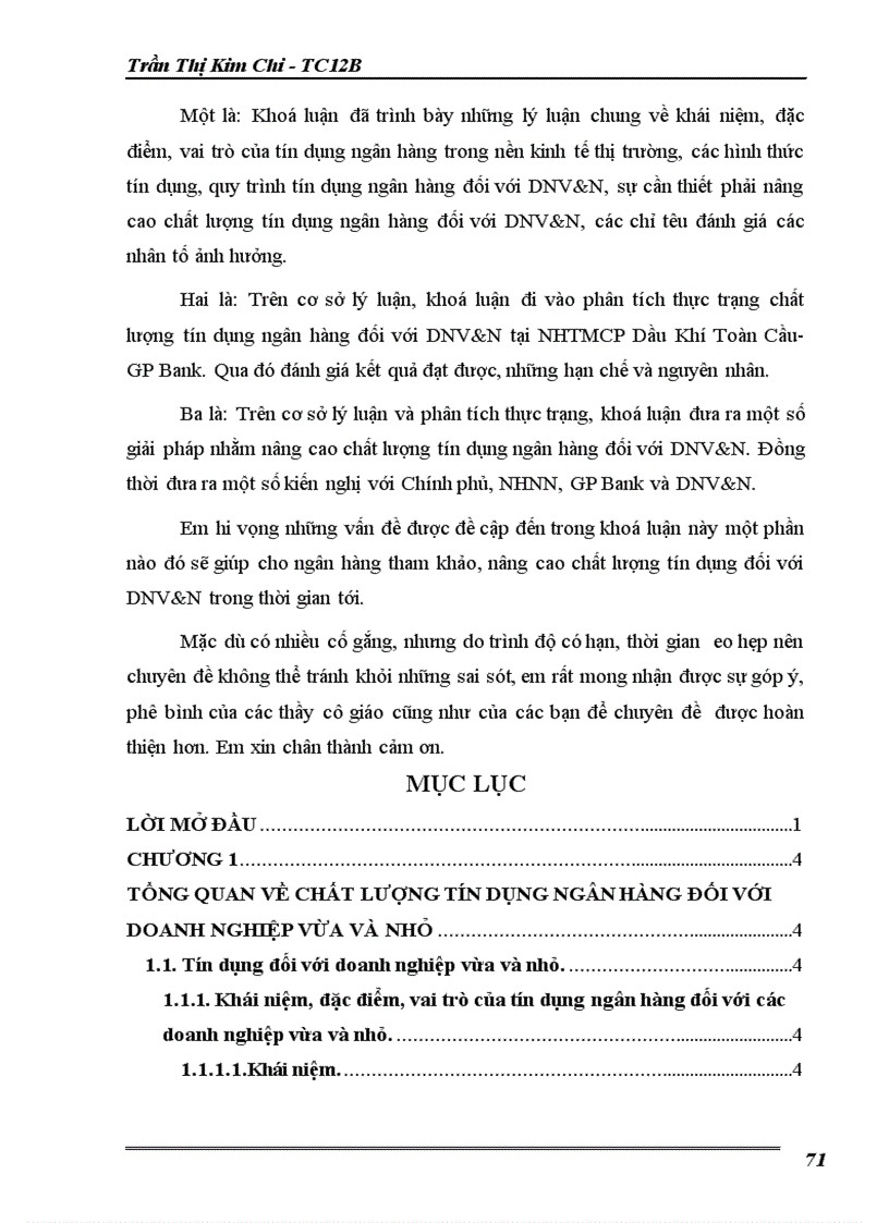 image for page Giải pháp nâng cao chất lượng tín dụng Ngân hàng đối với doanh nghiệp vừa và nhỏ tại NHTMCP Dầu khí 1