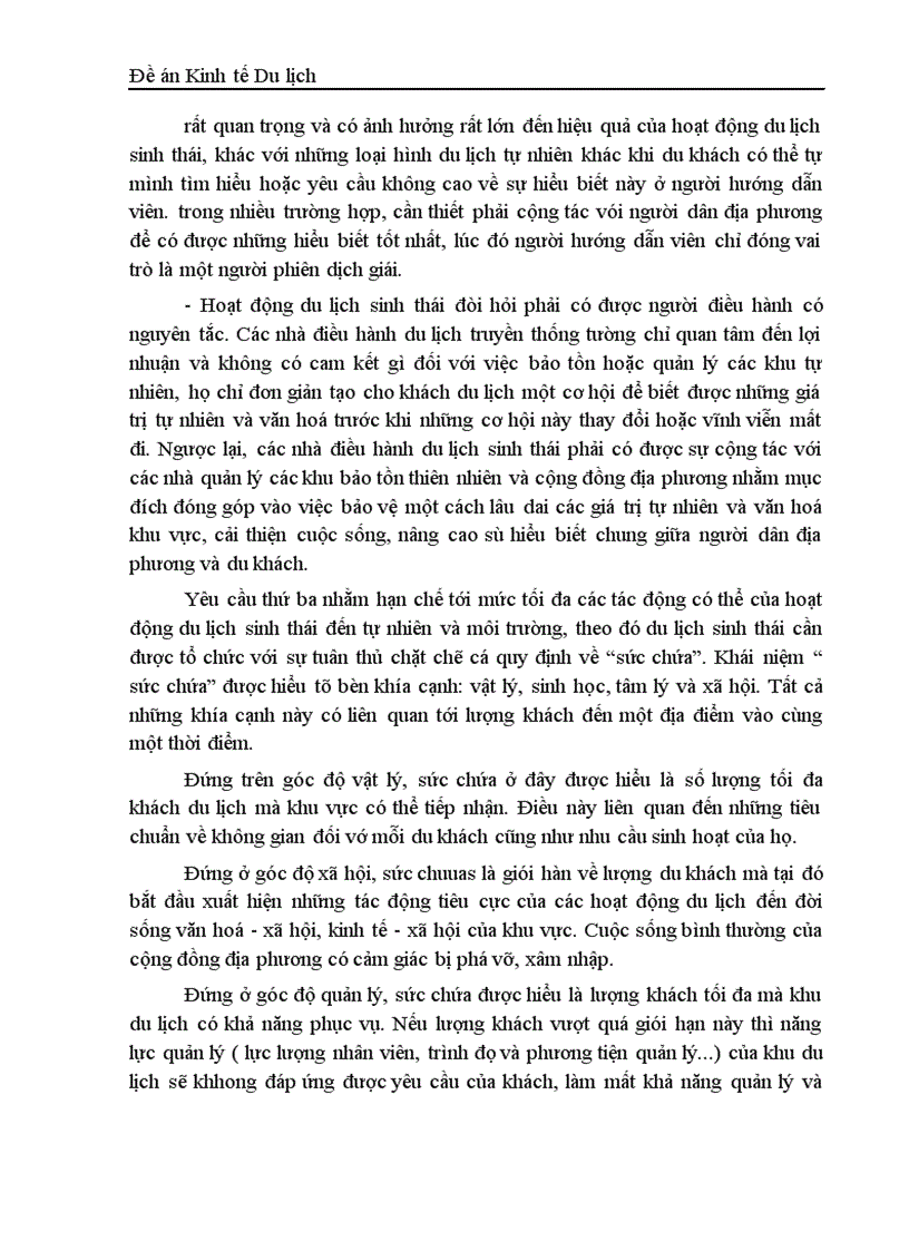 image for page Du lịch sinh thái và thực tế phát triển ở Việt Nam