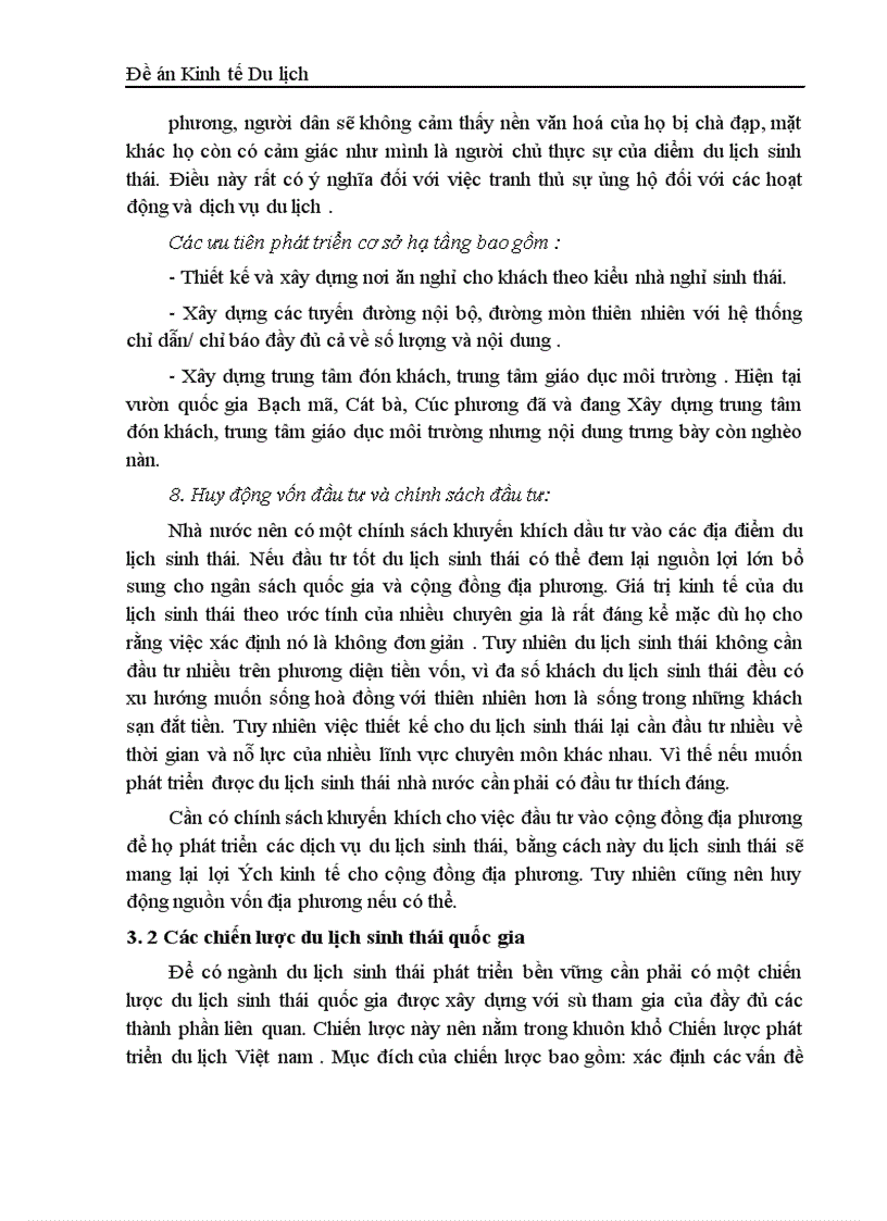 image for page Du lịch sinh thái và thực tế phát triển ở Việt Nam