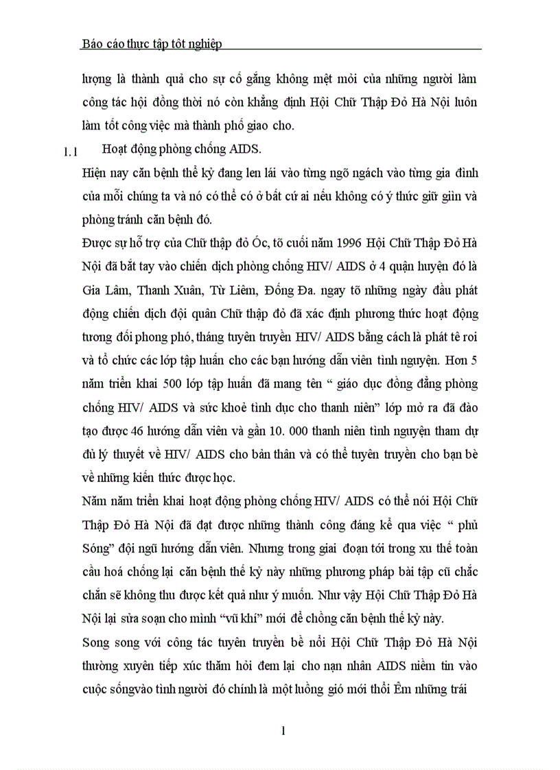 image for page Báo cáo thực tập tổng hợp của Hội Chữ Thập Đỏ Hà Nội