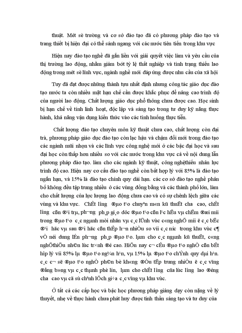 image for page Đánh giá thực trạng của đào tạo và phát triển nguồn nhân lực ở Việt Nam hiện nay