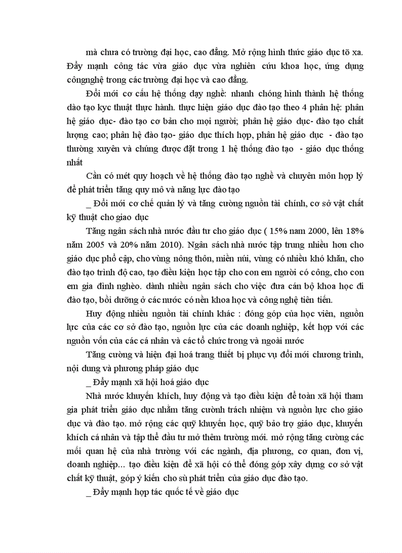 image for page Đánh giá thực trạng của đào tạo và phát triển nguồn nhân lực ở Việt Nam hiện nay