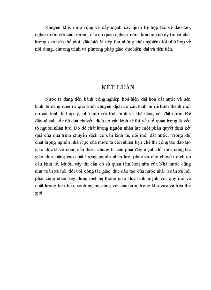 image for page Đánh giá thực trạng của đào tạo và phát triển nguồn nhân lực ở Việt Nam hiện nay