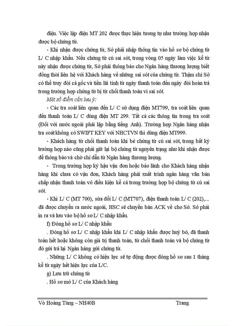 image for page Thực trạng và một số giải pháp nhằm phát triển hoạt động thanh toán theo phương thức tín dụng chứng từ tại Sở giao dịch I NHCTVN
